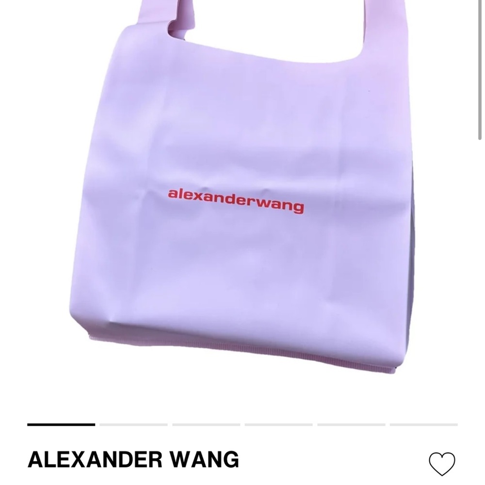 Alexander Wang Pink Tote Bag (plastic material)